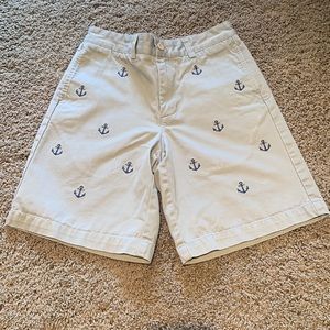 Vineyard Vines Boys Khaki Anchor Shorts Size 14
